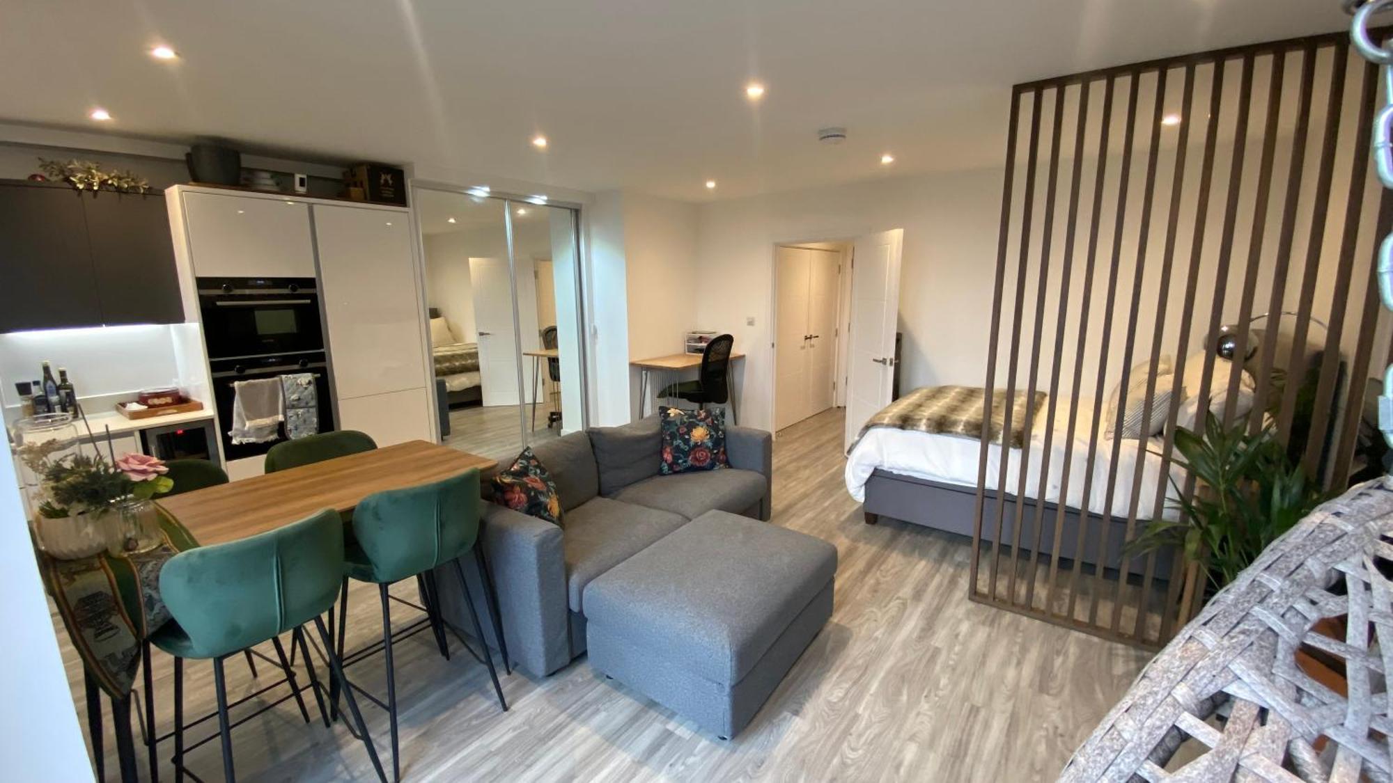 London Luxe: Stylish Studio Eksteriør bilde